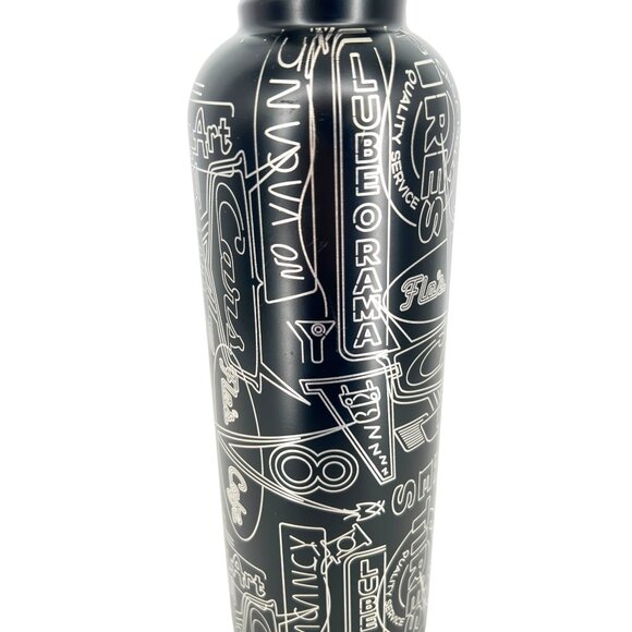 Disney Pixar Cars Land Stainless Steel Water Bottle 30oz Iridescent Lid New - Picture 8 of 12